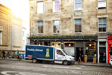 Image showing A street in Old Town Edinburgh