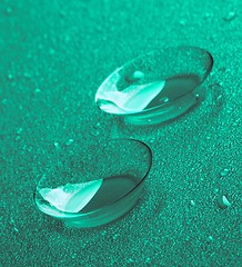 Image showing Two Contact Lenses