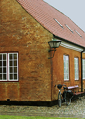 Image showing Alone Bicycle Waiting for 