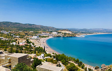 Image showing Beautiful landscape of Rhodes Island