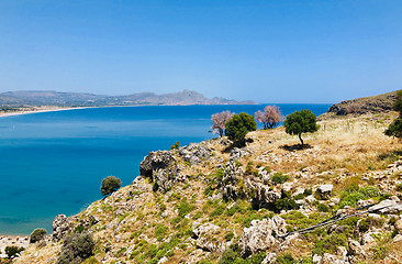 Image showing Beautiful landscape of Rhodes Island