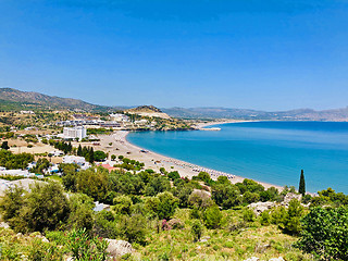 Image showing Beautiful landscape of Rhodes Island