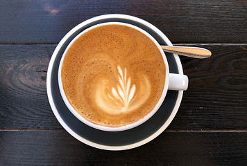 Image showing cup of cappuccino