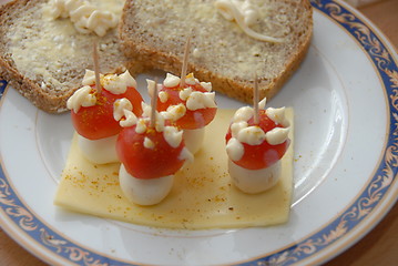 Image showing sandwiches a la mushroom