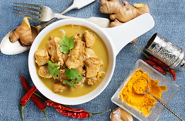 Image showing chicken curry