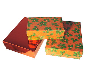 Image showing Christmas gift boxes.