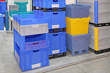 Image showing Crates and Boxes