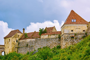 Image showing Rasnov Citadel in Romania