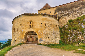 Image showing Rasnov Citadel in Romania