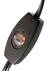 Image showing in-line cord switch with LED orange light