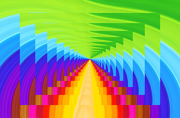 Image showing Bright colorful background with abstract pattern
