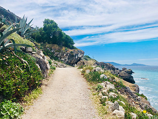 Image showing Beautiful view of Aegean sea coastline 