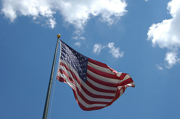 Image showing Flag in the breeze