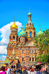 Image showing Famous church of the Savior on Spilled Blood in Saint Petersburg