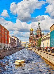 Image showing Famous church of the Savior on Spilled Blood in Saint Petersburg