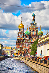 Image showing Famous church of the Savior on Spilled Blood in Saint Petersburg