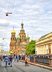 Image showing Famous church of the Savior on Spilled Blood in Saint Petersburg