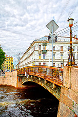 Image showing bridge across Moyka river