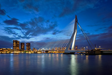 Image showing Erasmus Bridge, Rotterdam, Netherlands