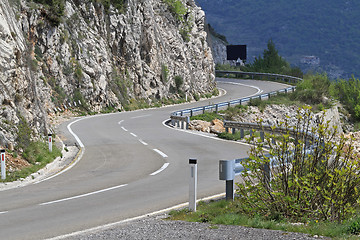 Image showing Curved Road