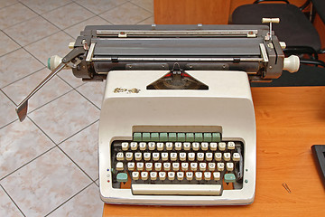 Image showing Typewriter Machine