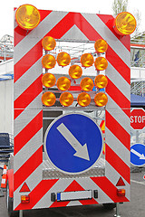 Image showing Traffic Warning Trailer