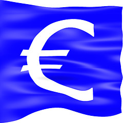 Image showing Euro Currency Flag