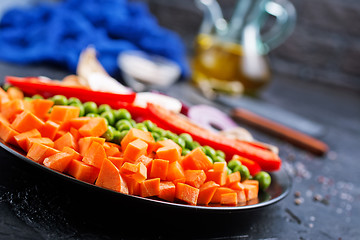 Image showing mushrooms with vegetables