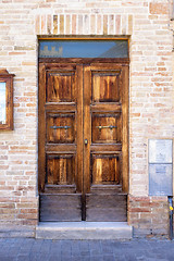 Image showing typical italian door