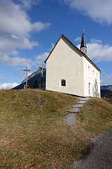 Image showing chapel near Eschenlohe Bavaria Germany