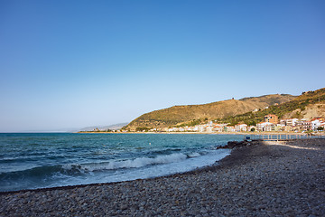 Image showing pebbles beach in Sicily Italy