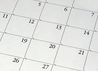 Image showing Calendar