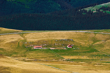 Image showing Farm in the Mountains