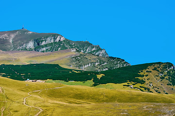 Image showing Caraiman Peak in the Bucegi Mountains