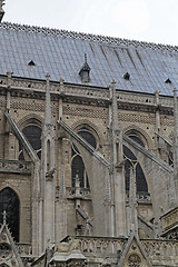 Image showing Notre Dame Buttresses