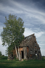 Image showing Abandoned haunted house