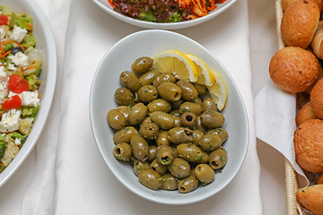 Image showing Green Olives
