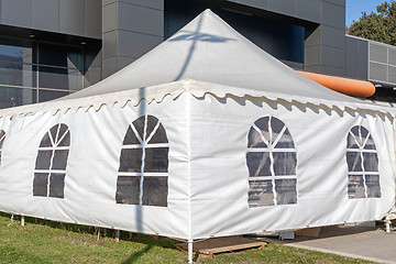 Image showing White Canopy Tent