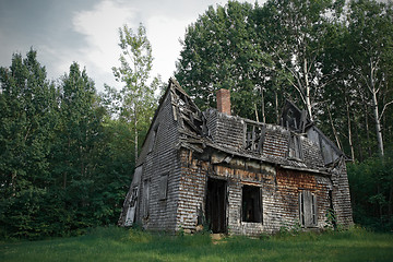 Image showing Spooky haunted house