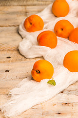 Image showing Fresh apricots