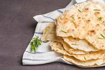 Image showing Homemade hot chapati 