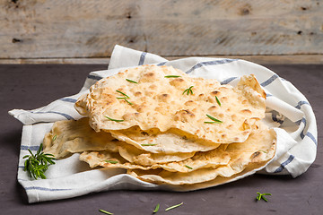 Image showing Homemade hot chapati 