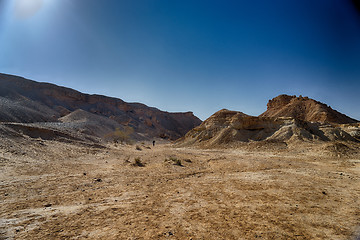 Image showing Desert landscape in Israel south