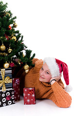 Image showing Happy Christmas girl 