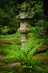 Image showing Japanese garden, Park Clingendael, The Hague, Netherlands