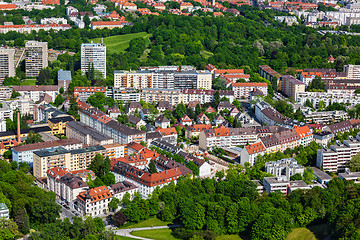 Image showing Aerial view of Munich, Germany