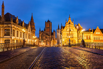 Image showing Saint Nicholas\' Church, Ghent