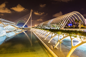 Image showing City of arts and sciences  in Valencia, Spain