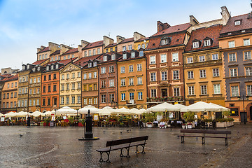 Image showing Old town square in Warsaw