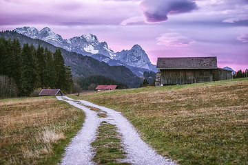 Image showing Bavaria Scenery Alps